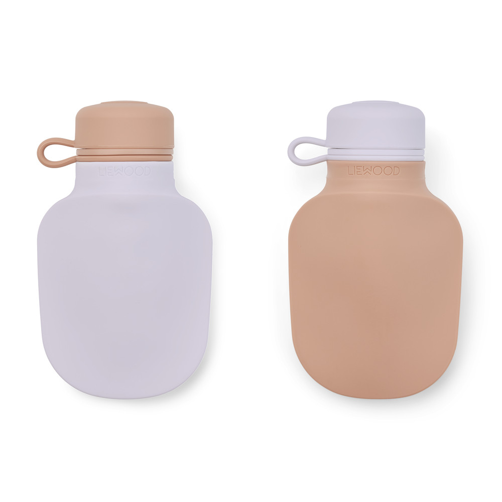 Liewood SILVIA Smoothie Bottle 2-PACK Pale tuscany / Misty lilac