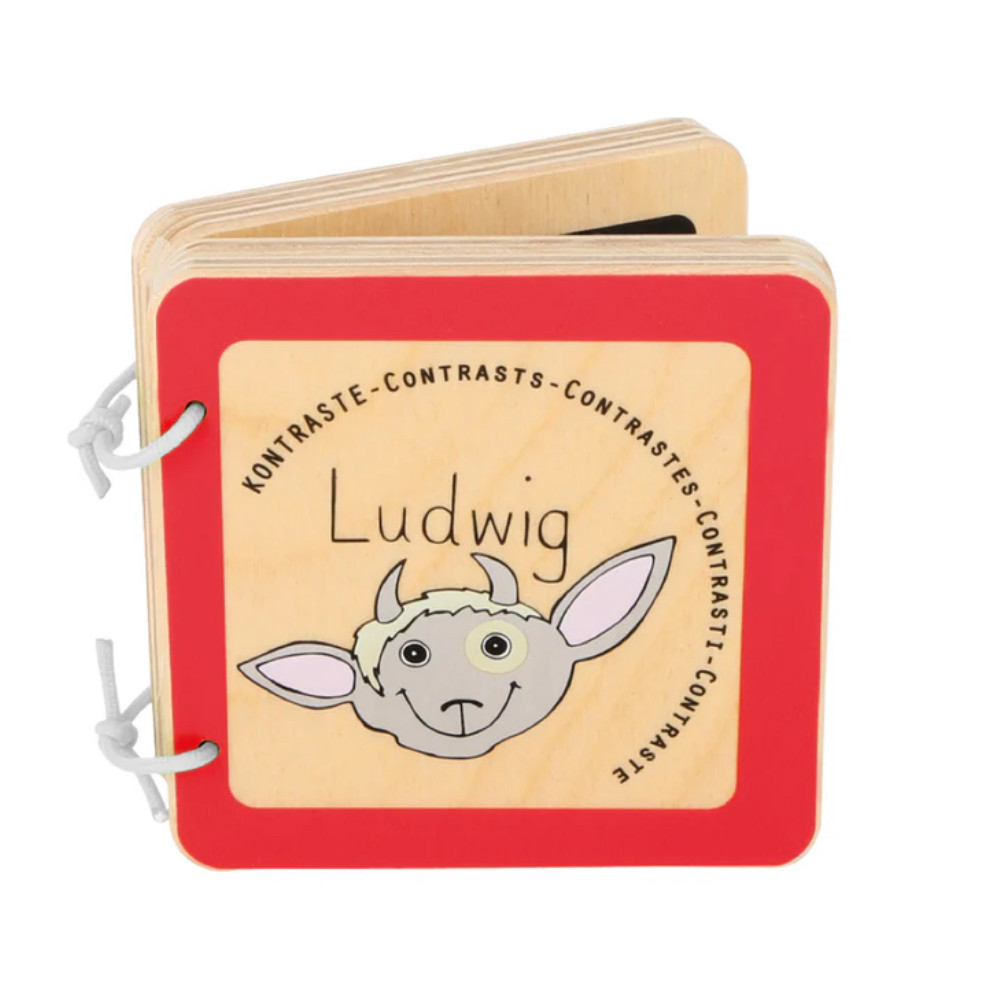 Small Foot Babybuch aus Holz "Ludwig" das Schaf