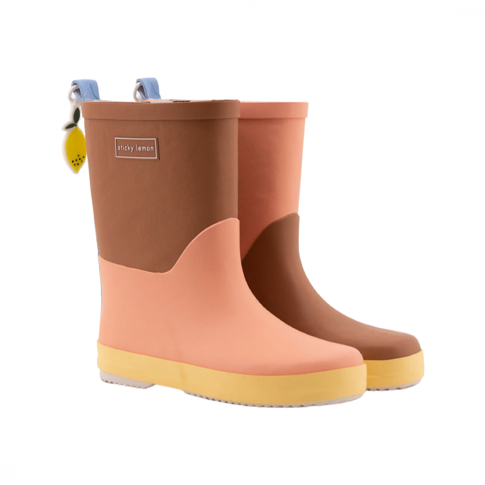 Sticky Lemon Regenstiefel | special edition | colour blocking  | Gr. 25