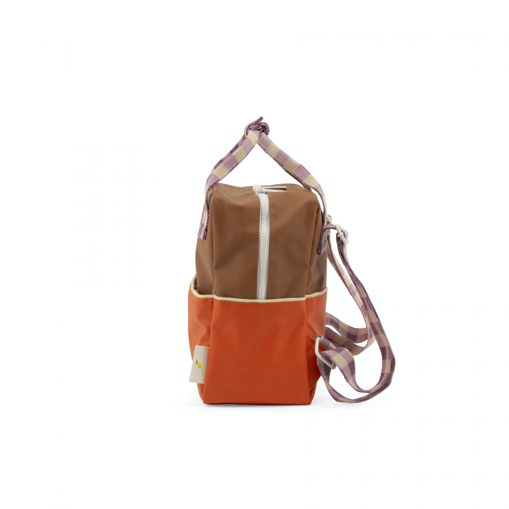 Sticky Lemon Kleiner Rucksack Colourblocking | orange juice