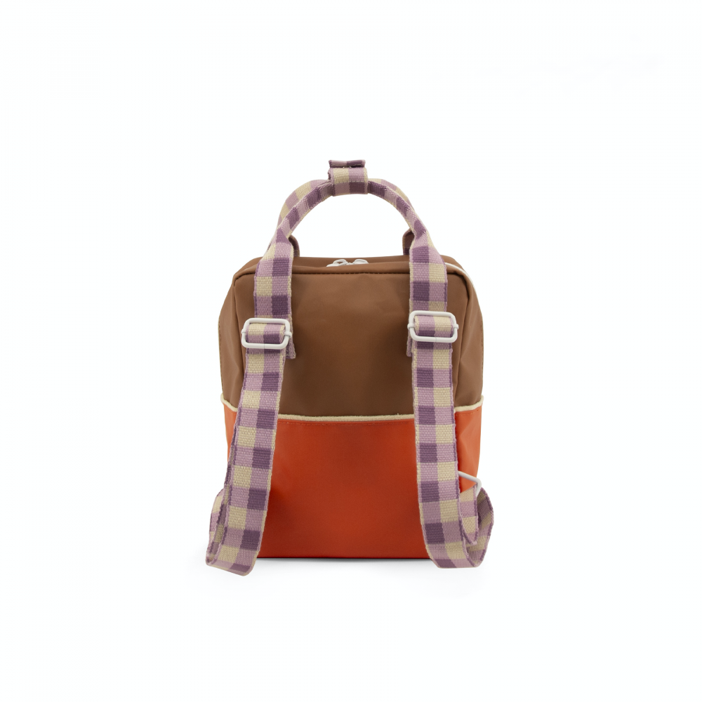 Sticky Lemon Kleiner Rucksack Colourblocking | orange juice