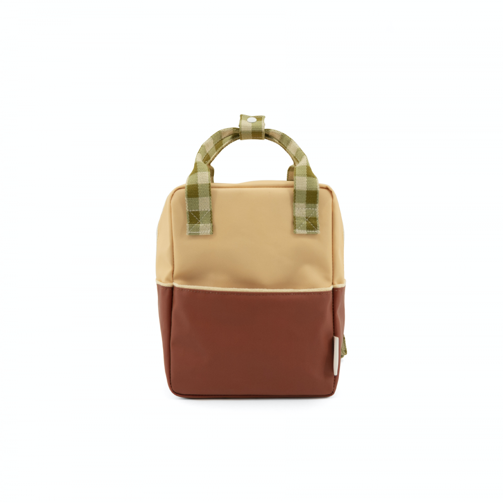 Sticky Lemon Kleiner Rucksack Colourblocking | fig brown