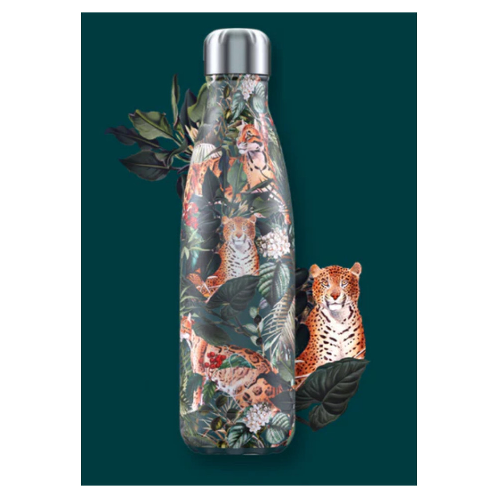 Chilly's Isolierflasche Thermosflasche Leopard Tropical Edition 500 ml