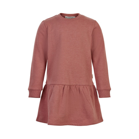 MinyMo Sweat Dresses - 2er Pack, canyon rose / braun